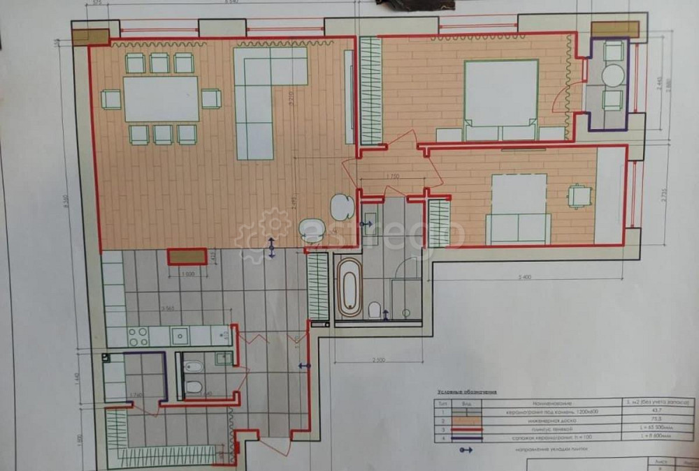 3-комн. квартира, 116.2 м2, 9/12 эт. Уфа - изображение 4