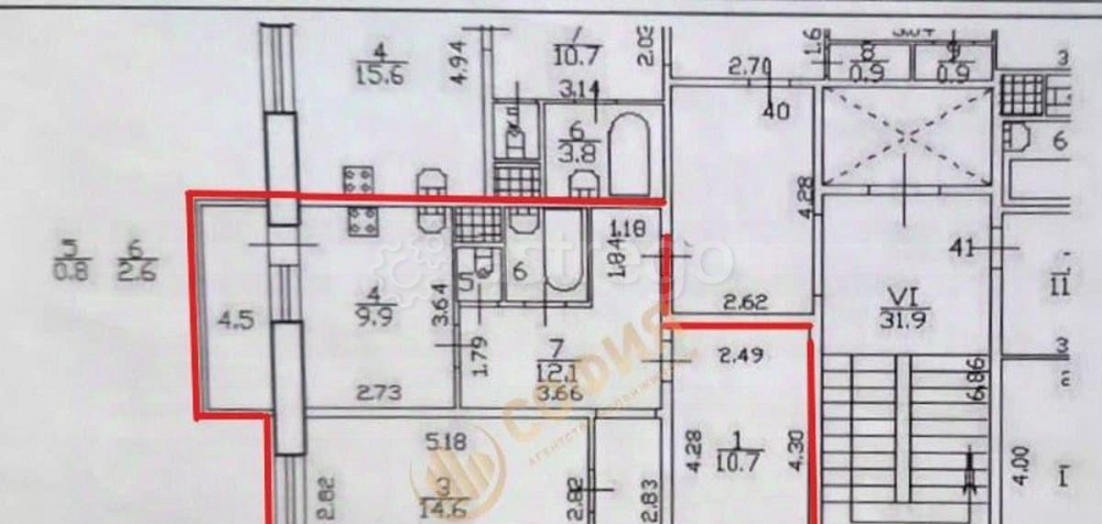 3-комн. квартира, 69.2 м2, 3/9 эт. Санкт-Петербург - изображение 6