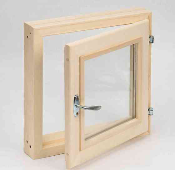 Окно 60х70 мм Липа стеклопакет однокамерный Набережные Челны