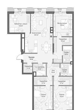 4-комн. квартира, 152 м2, 8/9 эт. Москва
