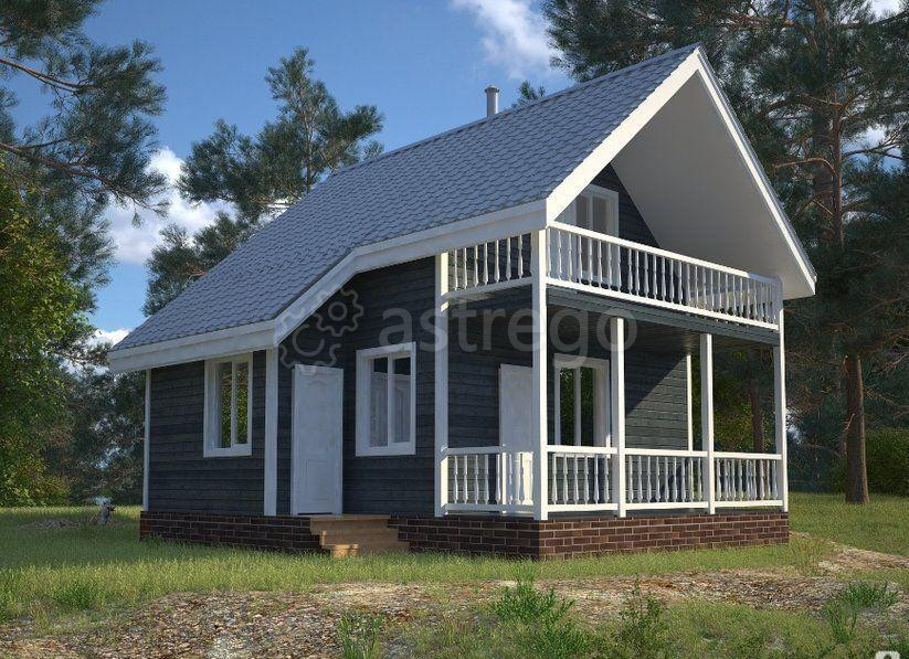 Строительство деревянной бани 8х7,5 м Томск - изображение 1