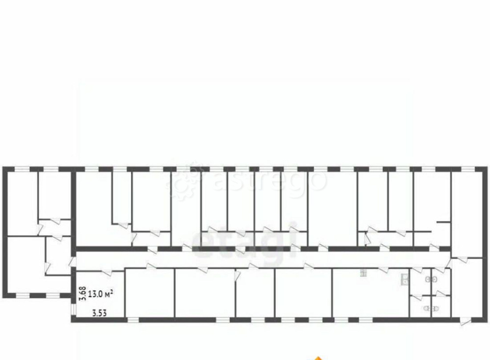 Комната, 13 м2, 4/4 эт. Санкт-Петербург - изображение 4