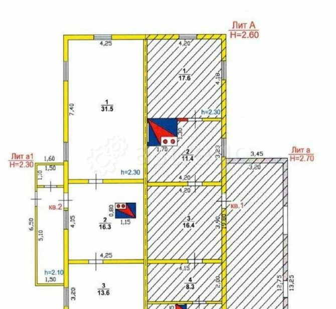 3-комн. квартира, 78.4 м2, 1/1 эт. Рубцовск - изображение 4