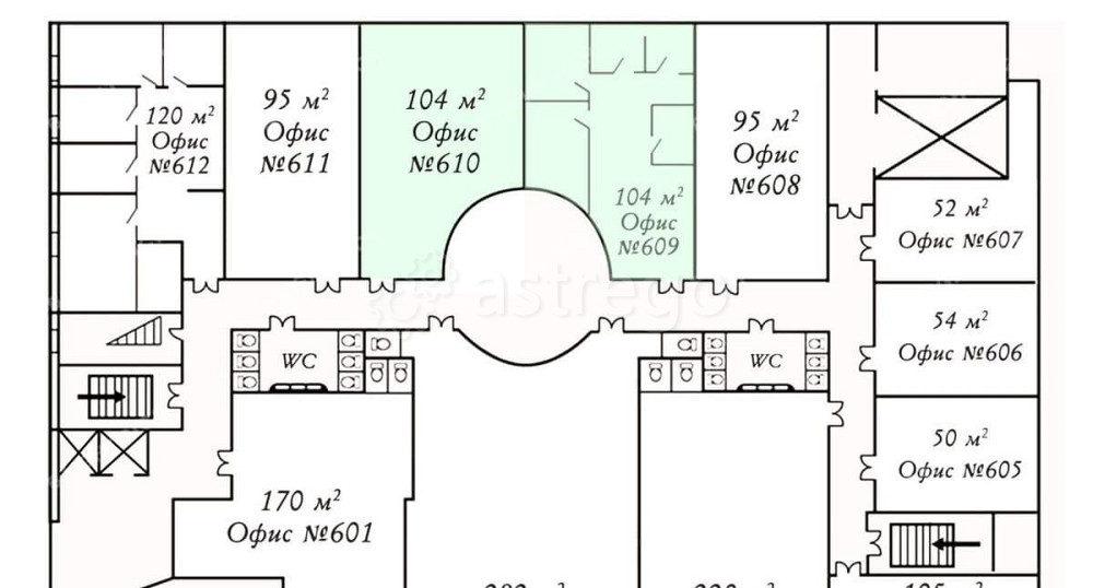 Офис, 208 м2 Санкт-Петербург - изображение 3