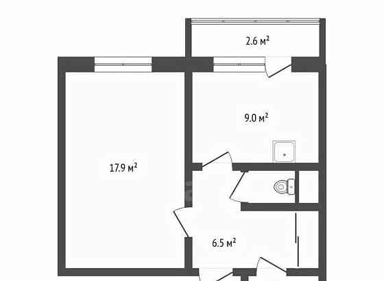 1-комн. квартира, 39 м2, 1/5 эт. Тында