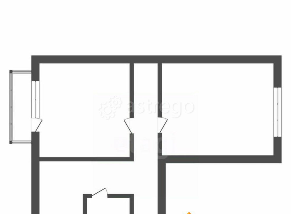 2-комн. квартира, 45.6 м2, 5/5 эт. Райчихинск - изображение 1