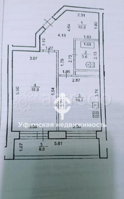 1-комн. квартира, 46 м2, 17/18 эт. Уфа - изображение 7