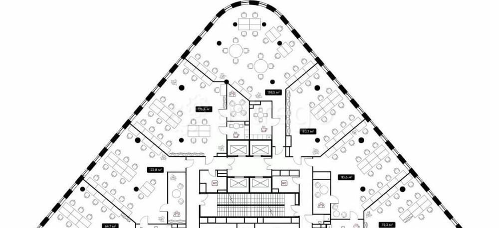 Офис, 132.1 м2 Москва - изображение 4