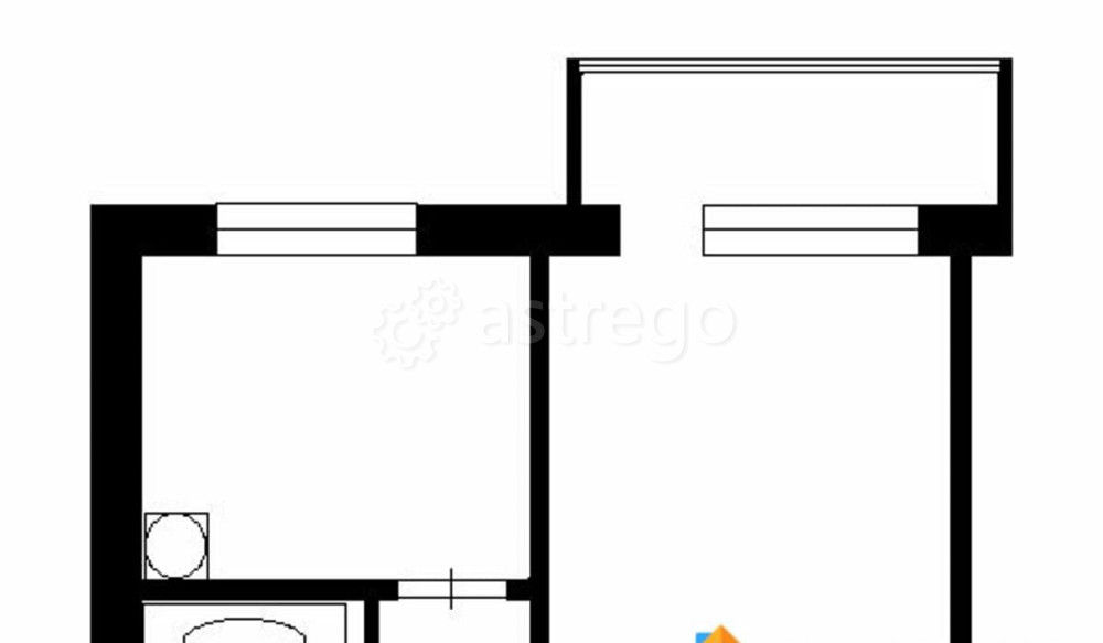 1-комн. квартира, 36.5 м2, 4/5 эт. Емельяново - изображение 5