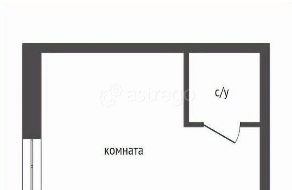 Студия, 12.4 м2, 1/4 эт. Красноярск - изображение 5
