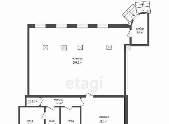 Торговое помещение, 174.7 м2 Красногорск