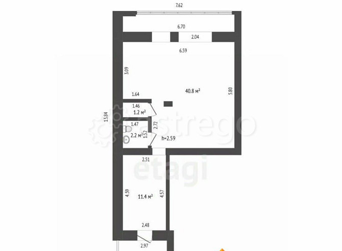 Офис, 52.2 м2 Стерлитамак - изображение 3