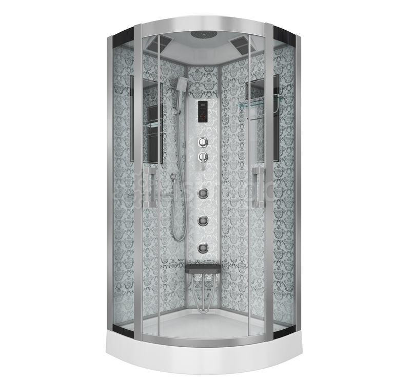 Душевая кабина 90х90 низкий поддон Niagara LUX 7715 W (серебро) Красноярск - изображение 1