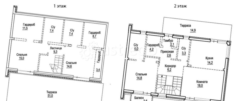Таунхаус, 249.3 м2, 2 эт. Москва - изображение 7