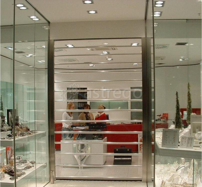 Рольставни автоматические прозрачные из поликарбоната для дверей Казань - изображение 1