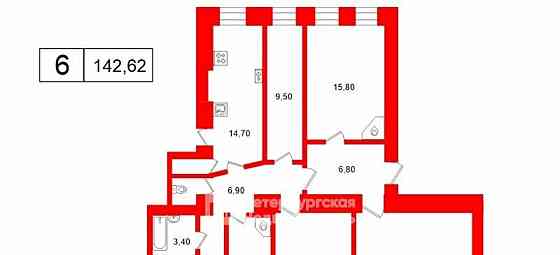 Комната, 13.9 м2, 2/5 эт. Санкт-Петербург