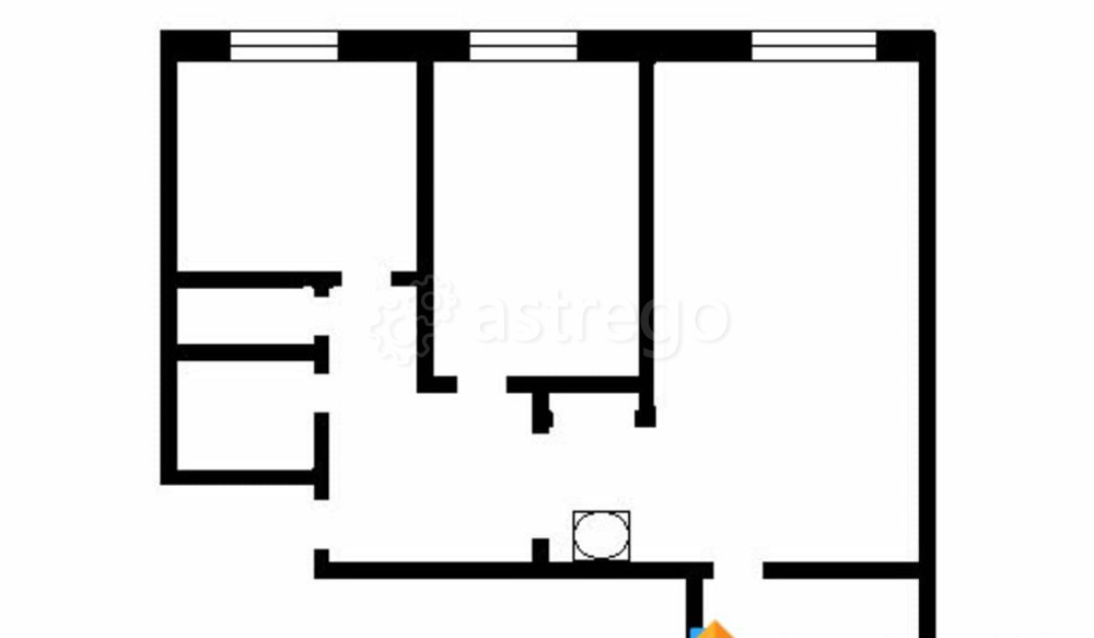 3-комн. квартира, 66 м2, 7/9 эт. Москва - изображение 6