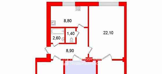 Комната, 19.6 м2, 5/5 эт. Санкт-Петербург