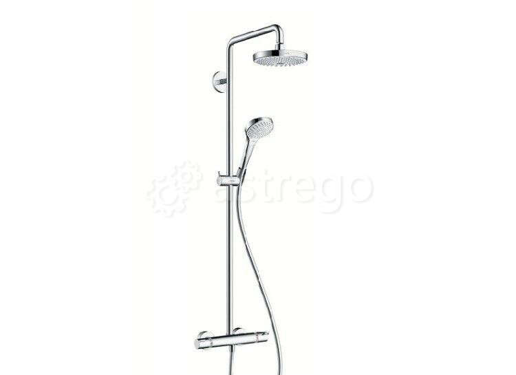 Душевая стойка Hansgrohe, Croma Select S, смеситель - есть, тип открывания воды - двухвентильный 272 Москва - изображение 1