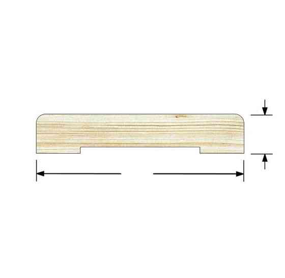 Наличник Сосна сорт Экстра 10х70х2200 мм сращенный плоский Новосибирск