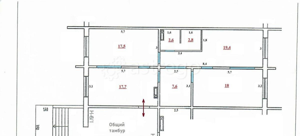 Офис, 87 м2 Барнаул - изображение 1