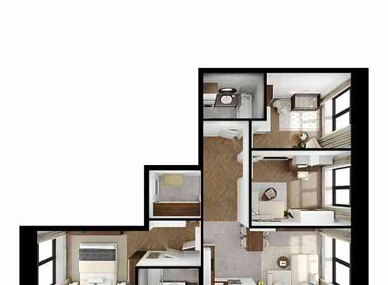 3-комн. квартира, 81.7 м2, 1/9 эт. Санкт-Петербург