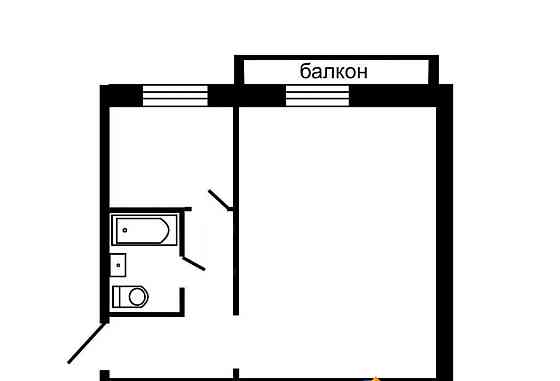 1-комн. квартира, 31.1 м2, 5/5 эт. Клин