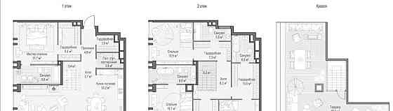 4-комн. квартира, 215.7 м2, 22/23 эт. Москва