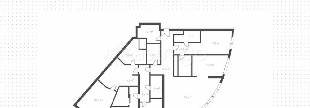 5-комн. квартира, 152.6 м2, 14/27 эт. Москва - изображение 2