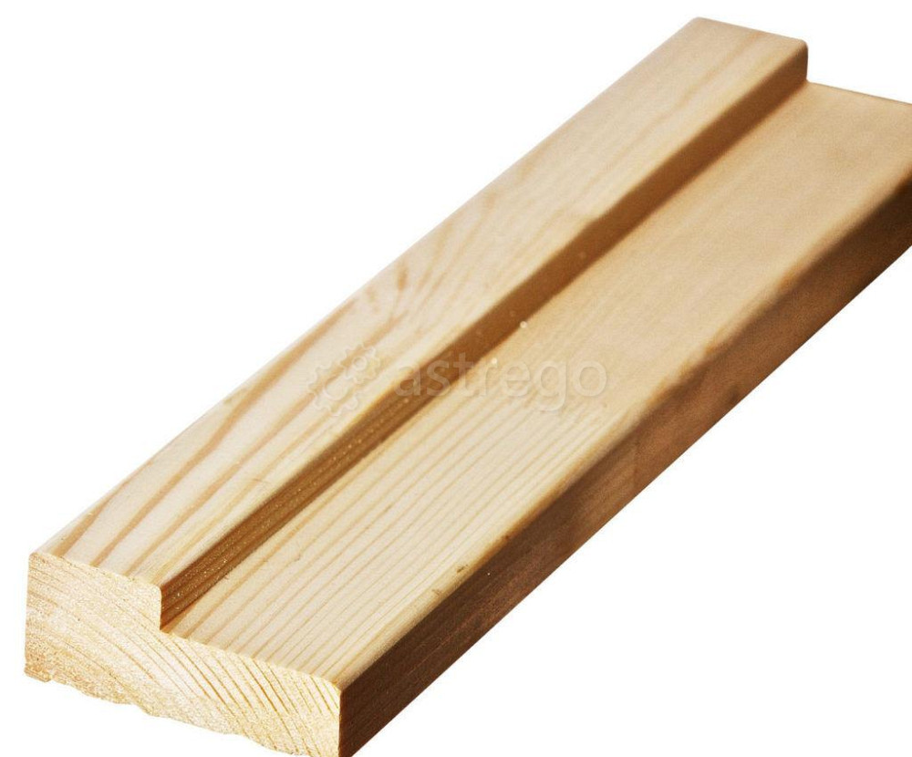 Коробка дверная Терри срощенная деревянная сосновая 80х2100 мм Ростов-на-Дону - изображение 1