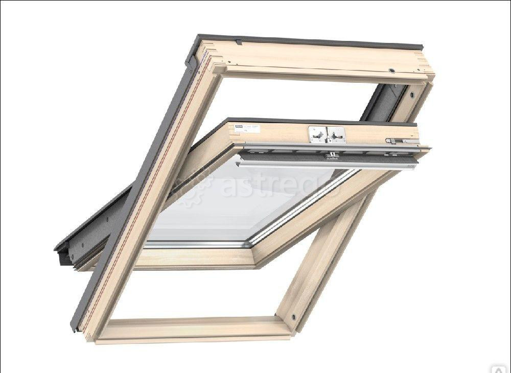 Мансардное окно Velux WoodLine Дизайн GLL 1061 (94*118 см) Уфа - изображение 1