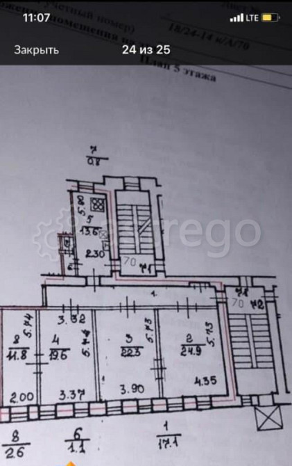 4-комн. квартира, 111.2 м2, 5/5 эт. Санкт-Петербург - изображение 4