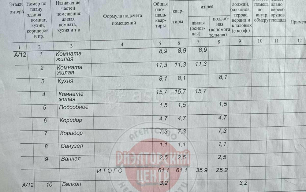 3-комн. квартира, 61.1 м2, 12/14 эт. Белгород - изображение 8