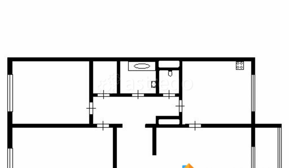 3-комн. квартира, 78 м2, 1/10 эт. Красноярск - изображение 7