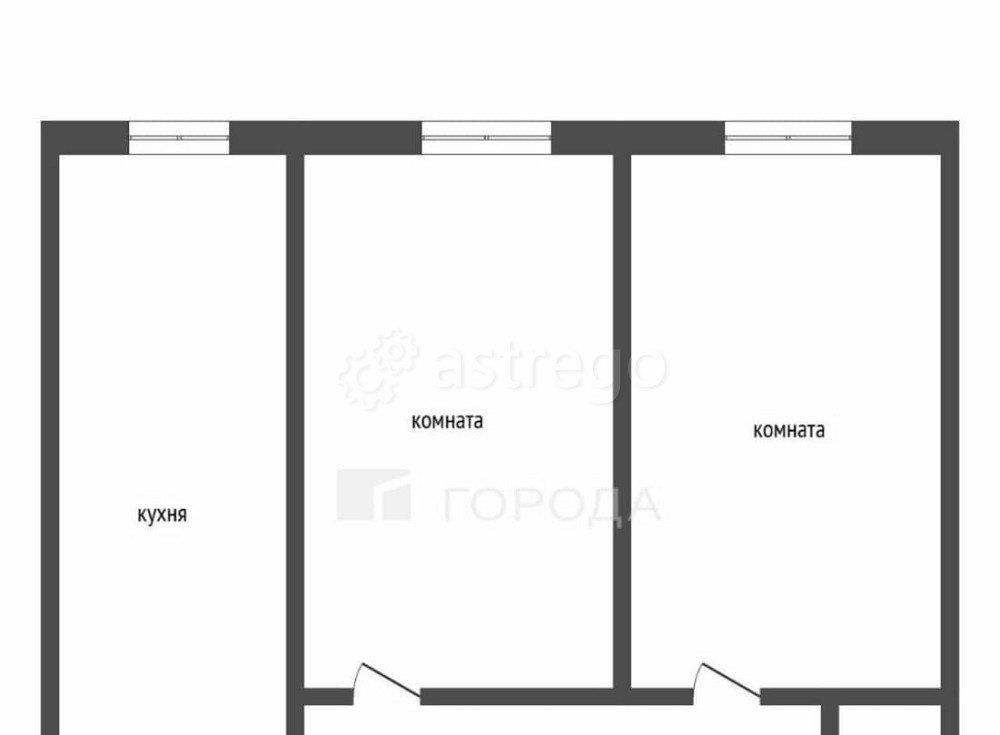 2-комн. квартира, 47 м2, 1/10 эт. Барнаул - изображение 1