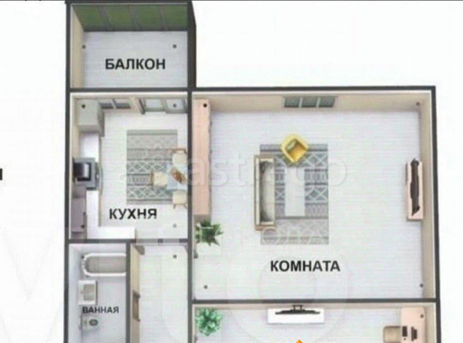 2-комн. квартира, 41.3 м2, 7/10 эт. Новоалтайск - изображение 4