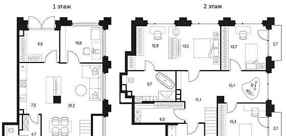 4-комн. квартира, 175.5 м2, 1/17 эт. Москва