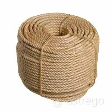 Канат Джутовый (Веревка) Ø 6 мм (в Рулоне 100 м, 1.76 кг) Омск - изображение 1