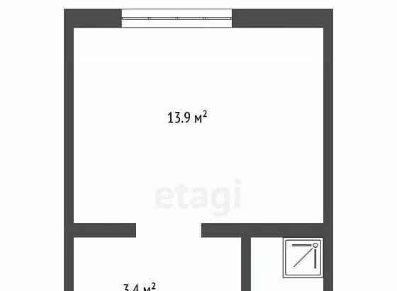 1-комн. квартира, 19.1 м2, 4/5 эт. Стерлитамак