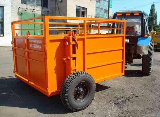 Прицеп тракторный скотовоз специализированный ТТ-2У, 5000 кг, кузов 5 м, бортовой, сталь Санкт-Петербург