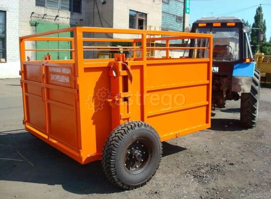 Прицеп тракторный скотовоз специализированный ТТ-2У, 5000 кг, кузов 5 м, бортовой, сталь Санкт-Петербург - изображение 1
