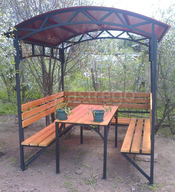 Беседка садовая металлическая БС-2 Ижевск - изображение 1
