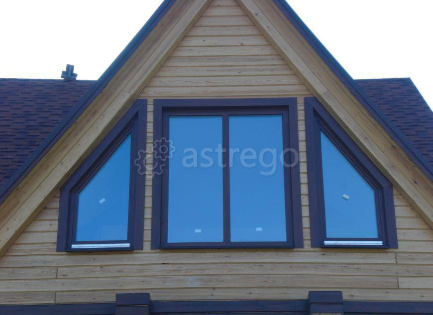 Окна из лиственницы для дачи 1000х1900 мм Москва - изображение 1