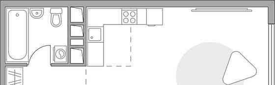 Студия, 33.2 м2, 12/23 эт. Долгопрудный