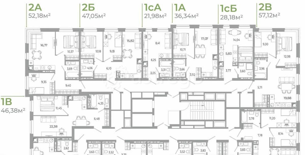 1-комн. квартира, 35.36 м2, 12/18 эт. Астрахань - изображение 4