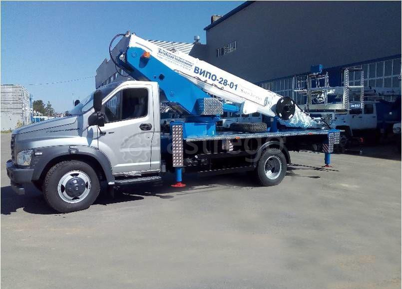 Автовышка ВИПО 28-01 на базе ГАЗон Некст C41R33 Самара - изображение 1