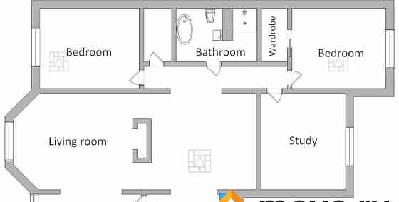 4-комн. квартира, 157 м2, 2/11 эт. Москва