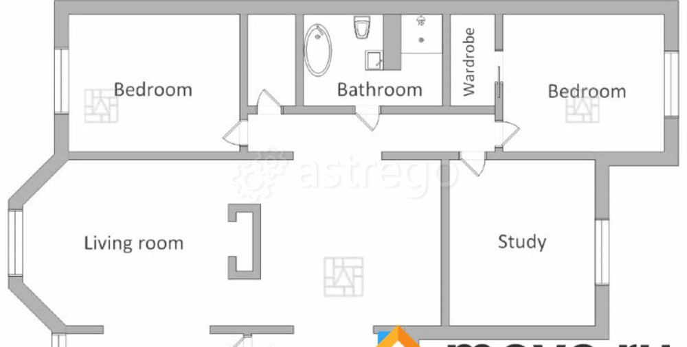 4-комн. квартира, 157 м2, 2/11 эт. Москва - изображение 3