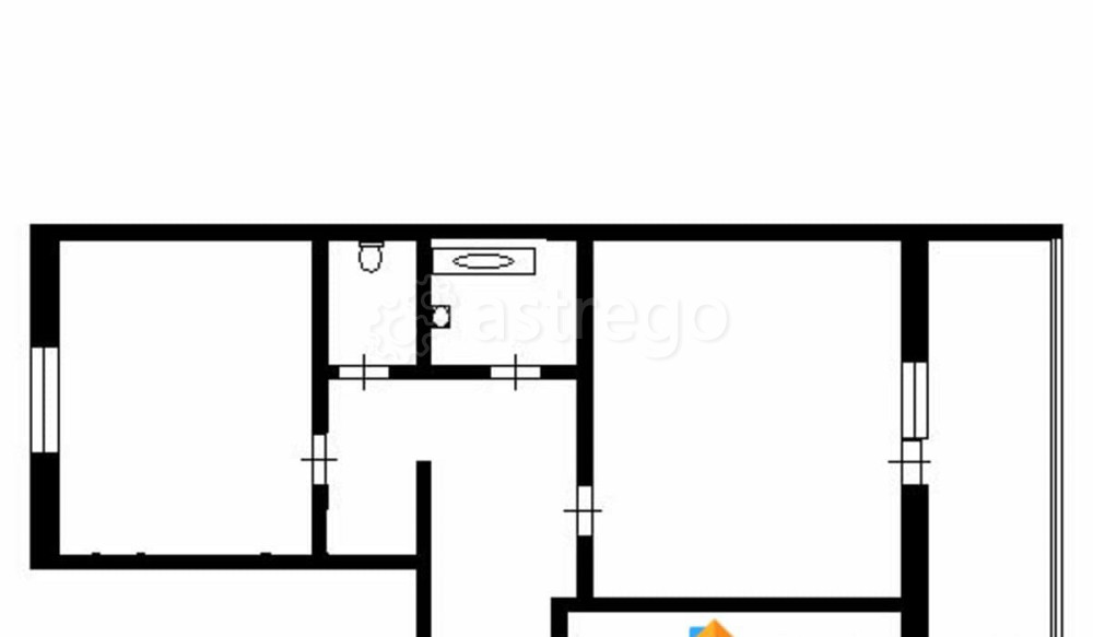 2-комн. квартира, 64 м2, 2/6 эт. Барнаул - изображение 1