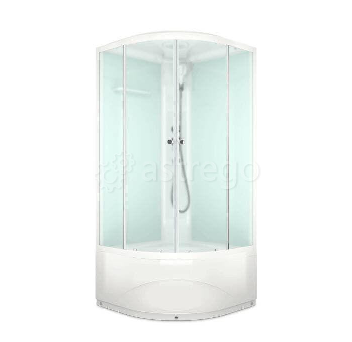 Душевая кабина Delight 88 high 80x80 высокий поддон сатиновое-матовое стекло DOMANI-Spa DS01D88HWM00 Москва - изображение 1